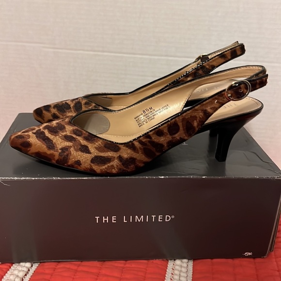 NWT in box The Limited Manana Leopard 8 1/2 M - Picture 12 of 13